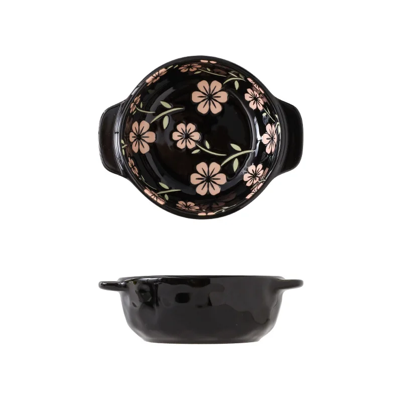 Японская и ветрообразная глазурованная цветная Двухуровневая Бытовая чаша для приготовления яиц на пару