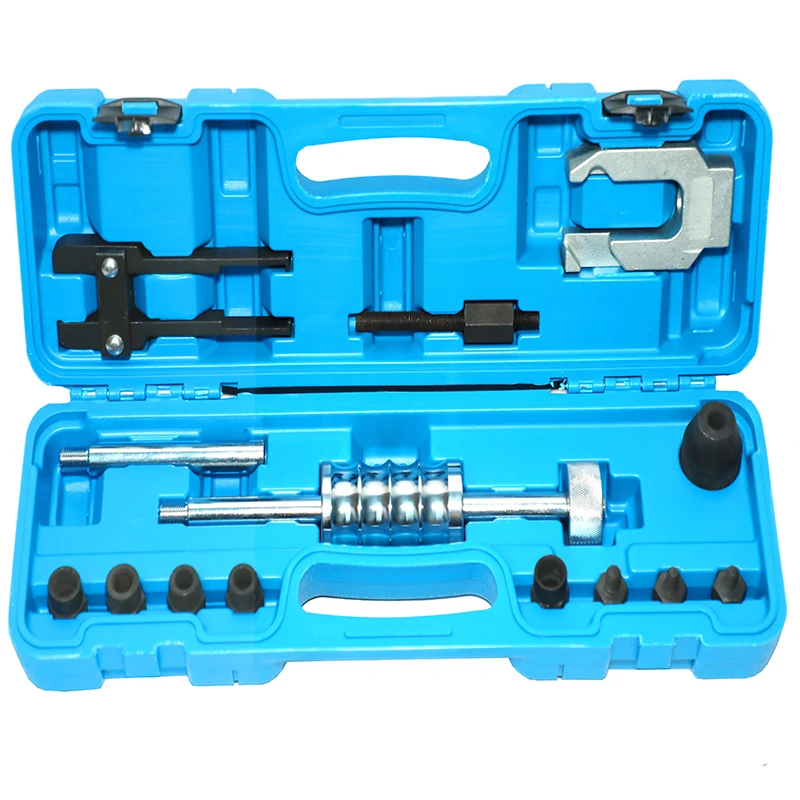 Fuel Injector Disassembly Tool Set  Slide Hammer  Nozzle Puller for All Vehicles