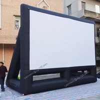 small 5 4m inflatable movie screen 169 inflatable projection screen yard garden inflatable film tv screen with blower