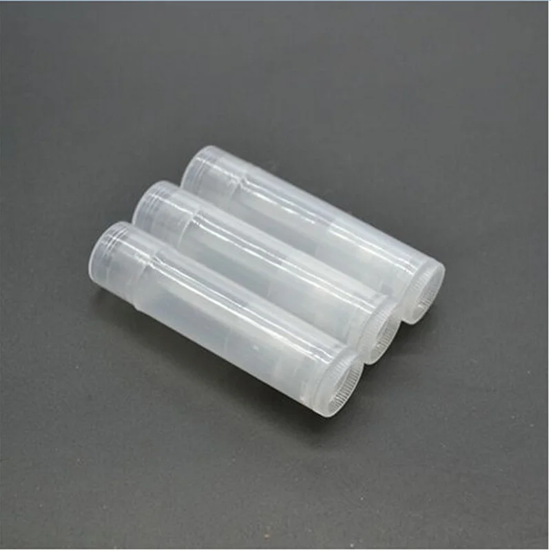 

5Pcs/Lot Empty Plastic Clear LIP BALM Tubes Containers Lipstick Lip Tubes Make Up Cosmetic Tool Supply High Quality