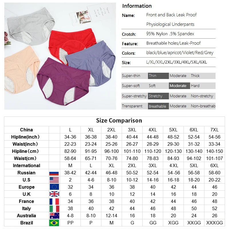 3 предмета в комплекте менструальные трусики гигиенические женское сексуальное