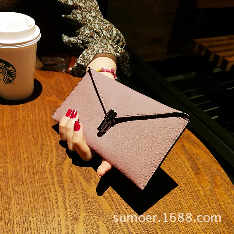 2020 длинный женский кожаный кошелек ультратонкий держатель для карт с большим