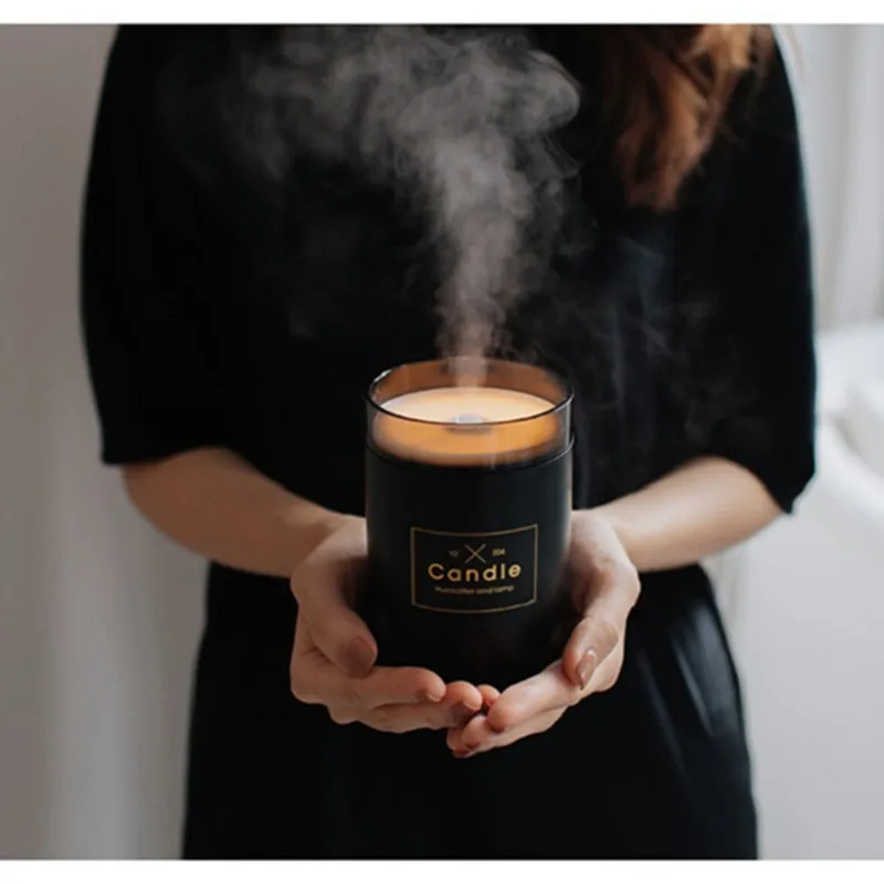 Ультразвуковой увлажнитель воздуха в форме свечи 280 мл диффузоры для эфирных