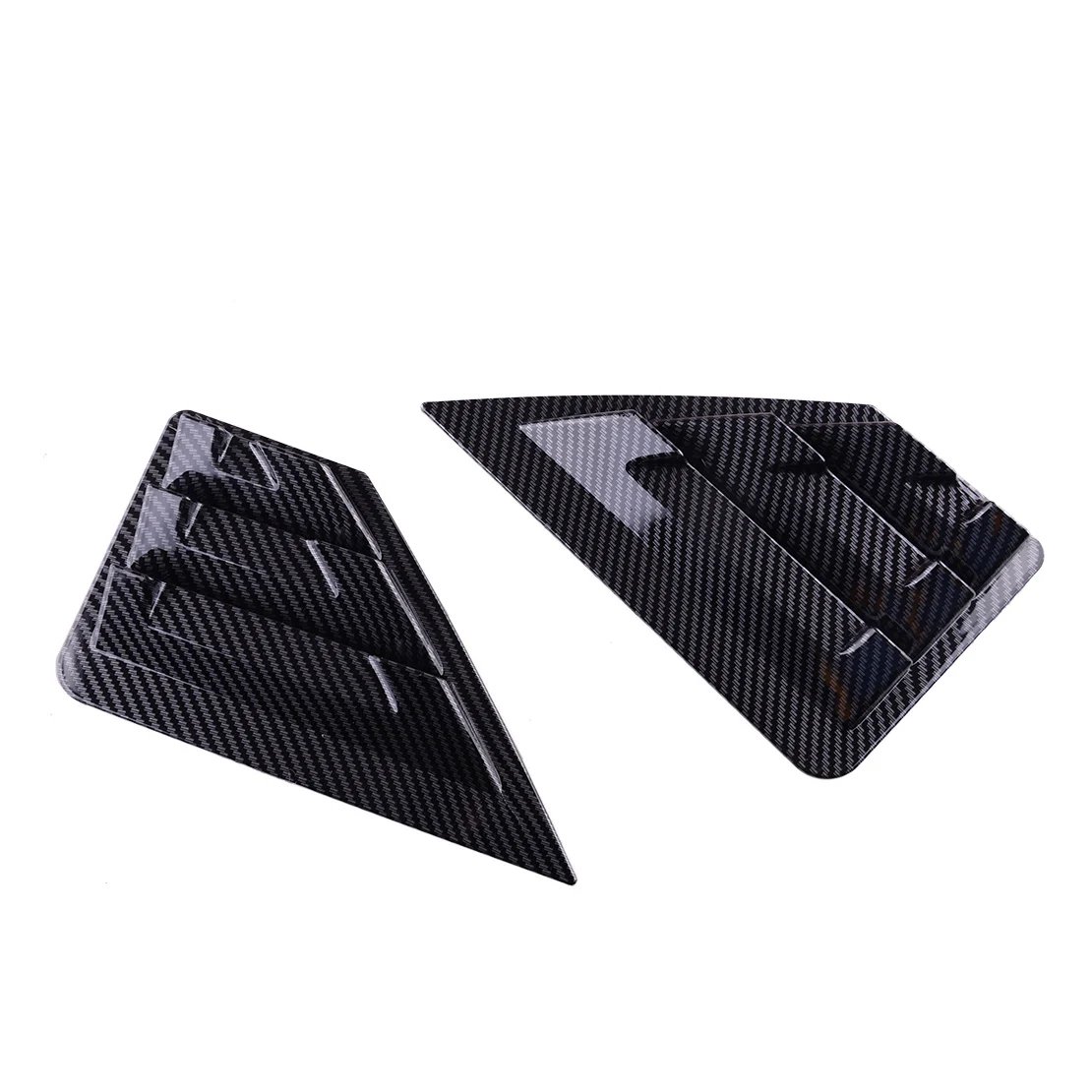 

2Pcs Window Louvers Vent Cover Trim Carbon Fiber Style Fit for Toyota CHR 2016 2017 2018 2019 2020 Accessories