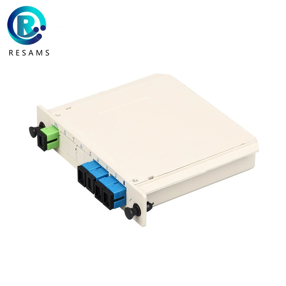 Волоконно-оптический сплиттер Resams Lgx типа SC UPC 1*4 без разъема небольшой объем один