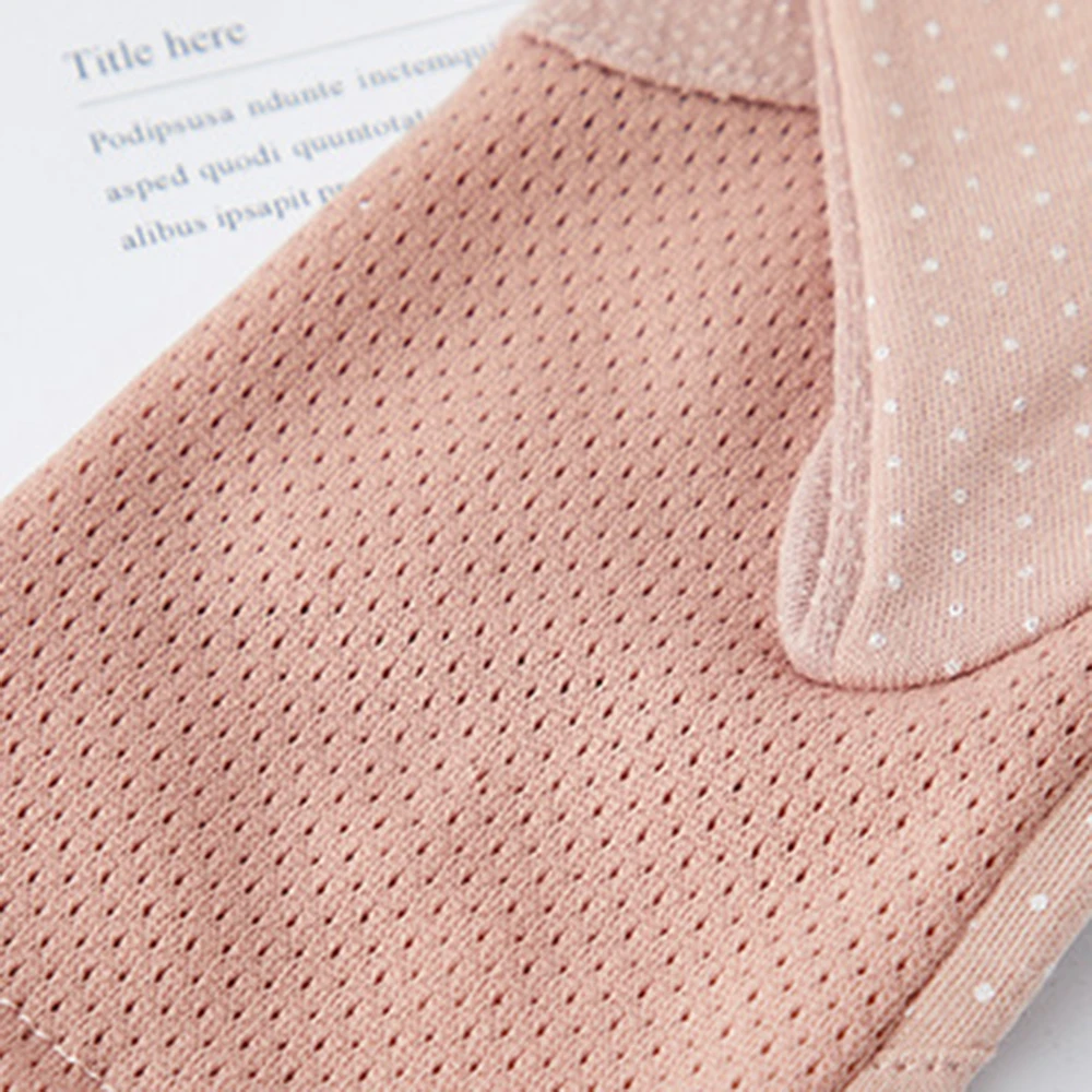 

sun creen Slip-resistant summer sun protection gloves cotton gloves for women Dot women's thin female drive gloves
