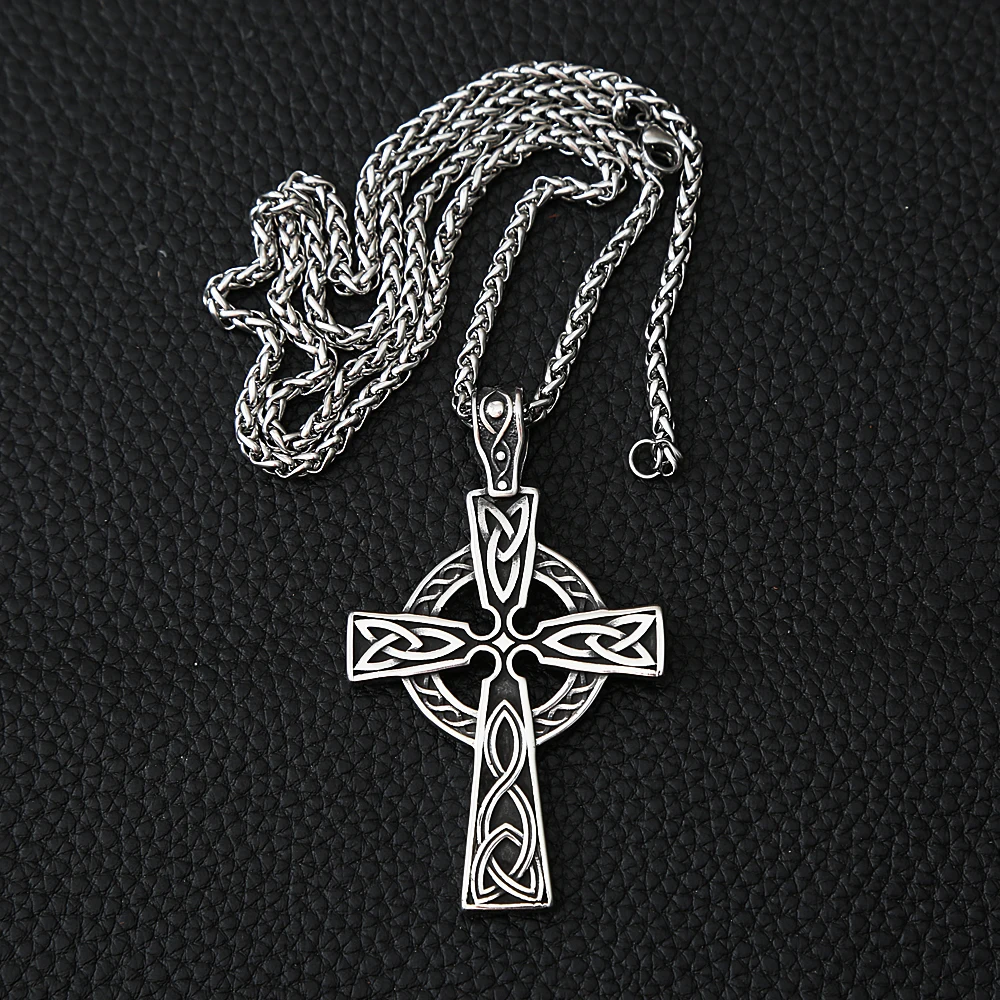 Винтажное ожерелье викингов из нержавеющей стали мужское в скандинавском
