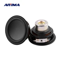 aiyima 2pcs 2 5 inch midrange bass speaker 6 ohm 20w woofer loudspeaker neodymium magnetic audio sound music speaker