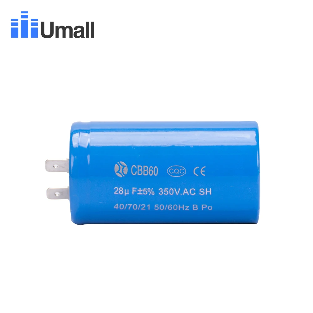 CBB60 350V 28 мкФ запуск двигателя capacito с двумя 2 контактами lg ac Конденсатор цена