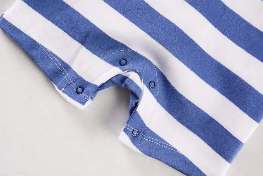 Детский хлопковый комбинезон с коротким рукавом | Детская одежда и обувь