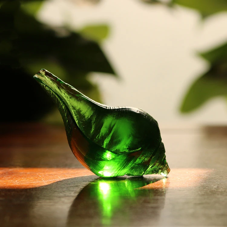 Тибетские буддийские принадлежности, старинное стекло, раковина-мяоин, правая маленькая раковина, восьмерка для Дхармы