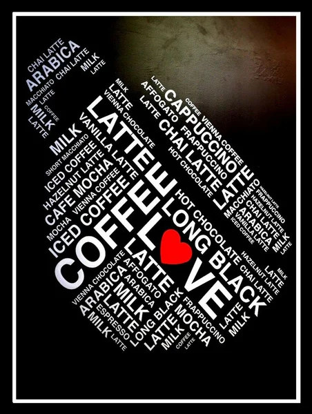 

Dining & Bar Metal Vintage Tin Sign Love Coffee Latte Long Black Wall Plaque Metal Painting