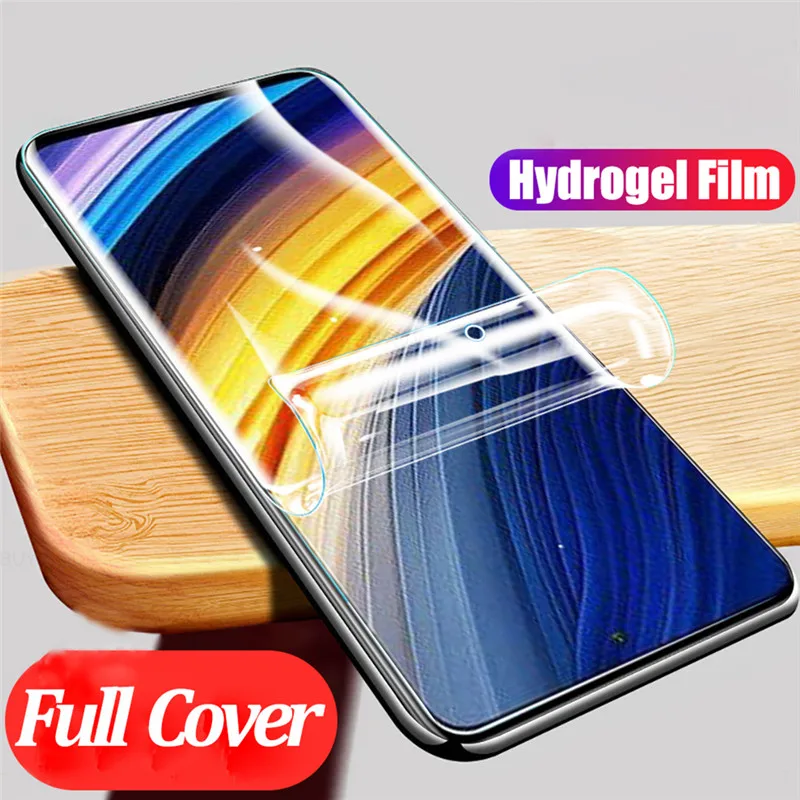 Poco F3 Чехол Poko X3Pro чехол прозрачный чехол+гидрогелевая пленка+камера Мягкая ТПУ