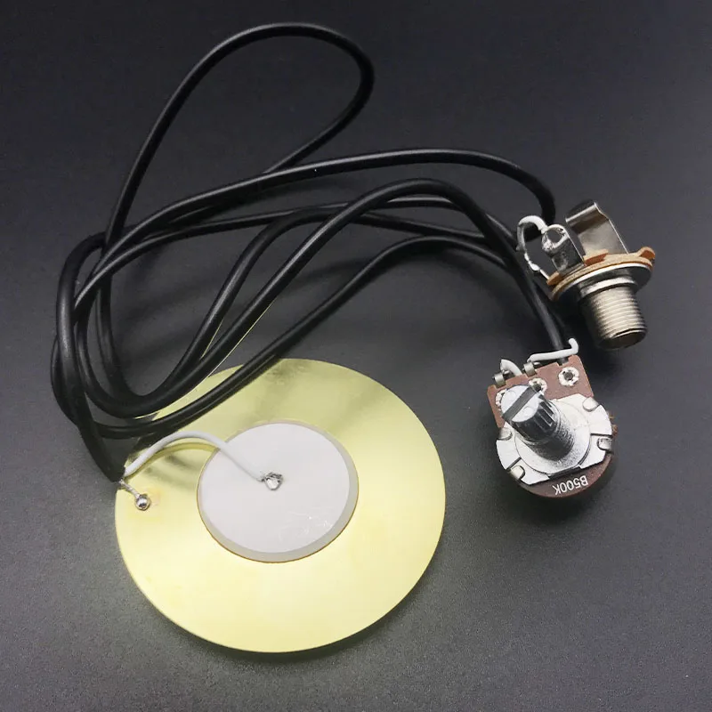 Звукосниматель гитары пьезо преобразователь предварительный проводной