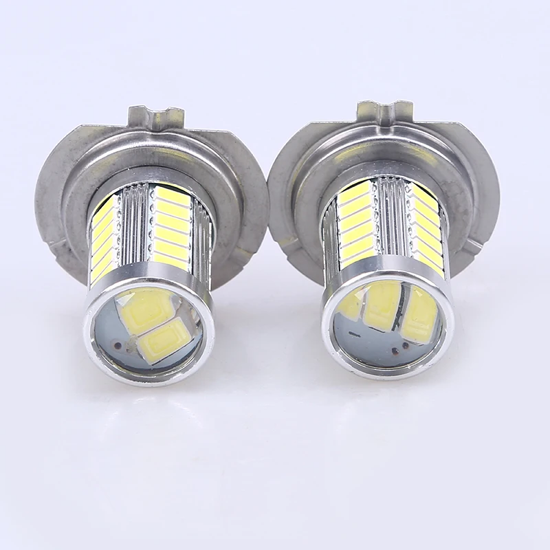 Новые белые светодиодсветодиодный дневные ходовые огни H7 5730 33 SMD с индикацией