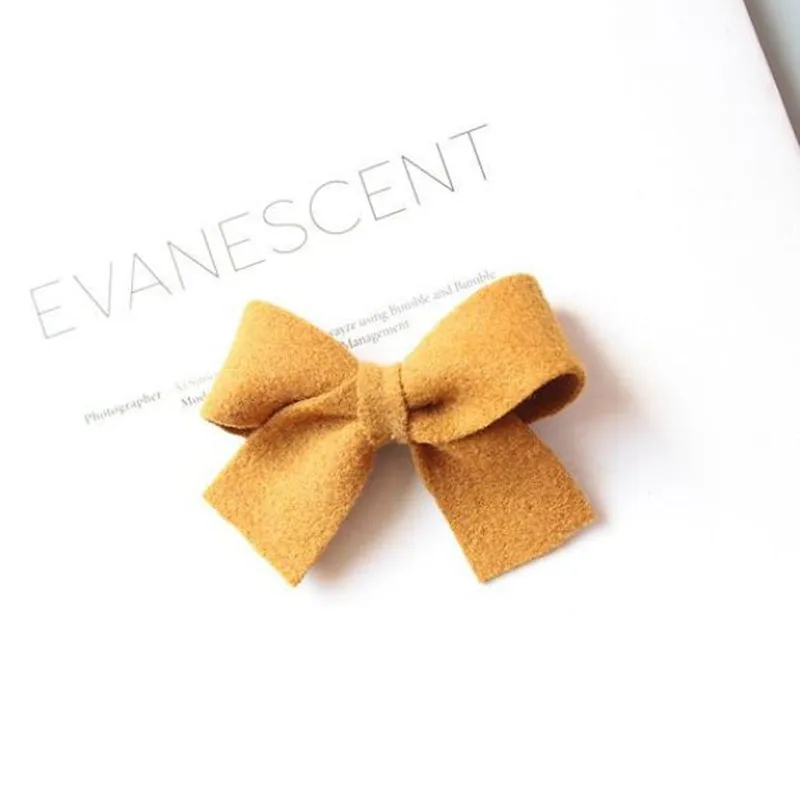 8 шт. бархатные заколки для волос с бантом девочек милые модные женские корейские