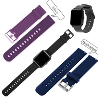 watchband sets for samsung galaxy watch active 2 40mm 44mm bands 20mm soft silicone bracelet strap wrist strap for amazfit bip