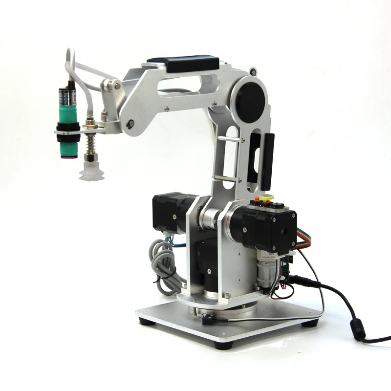 

Manipulator industrial robot 3-axis planetary reduction stepper motor, 2.5kg rack + motor + claw + mobile phone programming