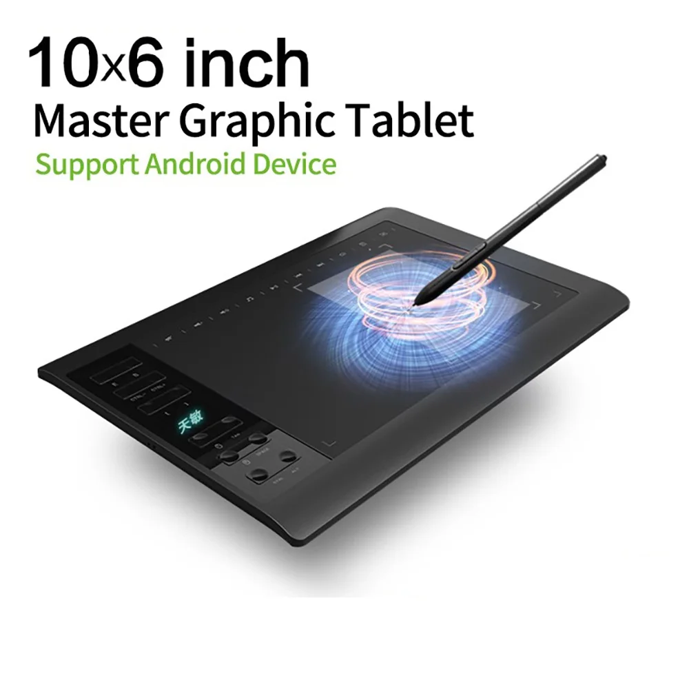 Оригинальный графический планшет 10moons G10 Master 8192 уровней цифровой для рисования не