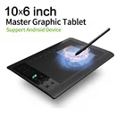 Оригинальный графический планшет 10moons G10 Master, 8192 уровней, цифровой планшет для рисования, не требует зарядки, планшет с ручкой, поддержка телефонов Android