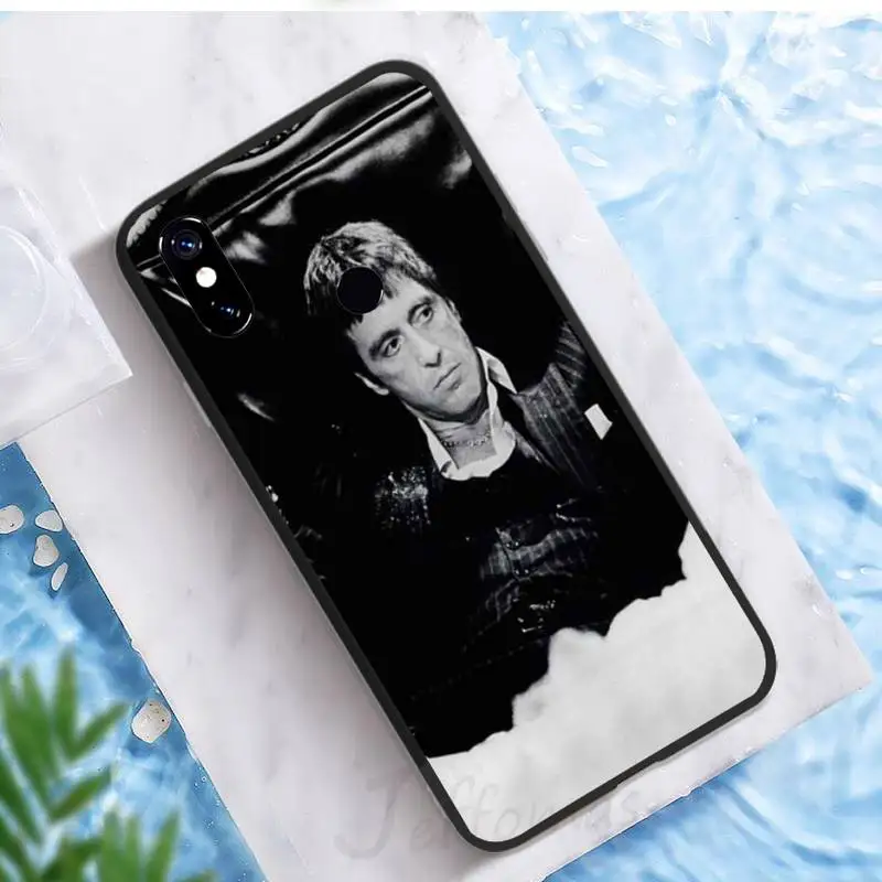 

Tony Montana Scarfaces Al Pacino Phone Case For Xiaomi Redmi note 7 8 9 t max3 s 10 pro lite