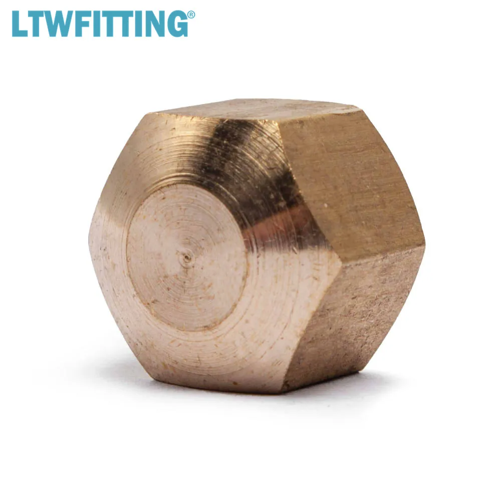 LTWFITTING 5/16 &quotлатунный колпачок запорного клапана латунный Компрессионный фитинг |