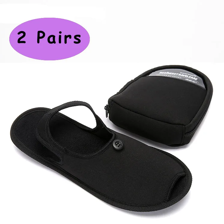 2 пары тапочек мужские гостиничные тапки унисекс шлепанцы для дома домашние