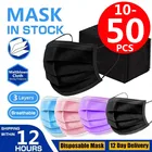 Черная одноразовая маска от ветра и пыли, защитный фильтр от загрязнения, хорошее качество, защитная маска для лица, оригинальные маски