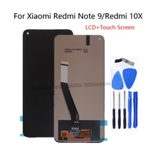 Original For Xiaomi Redmi Note 9 LCD Display Touch Screen Digitizer Phone Parts For Redmi 10X Note 9 M2003J15SG Repair kit Tools