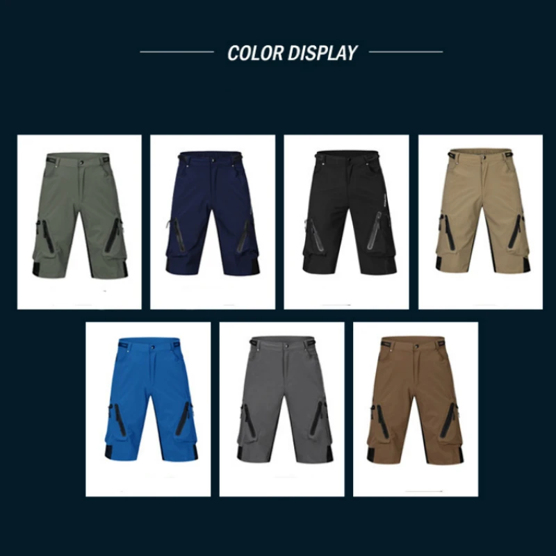 2020 мужские велосипедные шорты MTB для горного велосипеда дышащие свободные