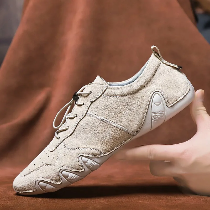 Мужские туфли из натуральной кожи дышащие демисезонные повседневные