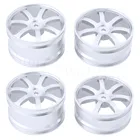 4 шт. передние и задние алюминиевые колесные диски 12 мм диаметр шестигранной ступицы: 62 мм 7 спиц CNC для HSP Redcat превышение RC 110 внедорожных багги