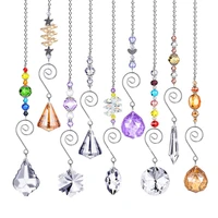 9 pieces of crystal sun catcher hanging lamp bead chain spherical chandelier lamp lamp pendant suitable for christmas wedding