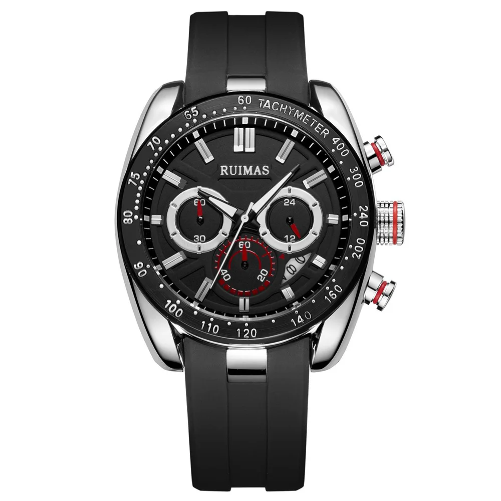 Топ Бренд роскошные часы мужские водонепроницаемые кварцевые Hublo модные