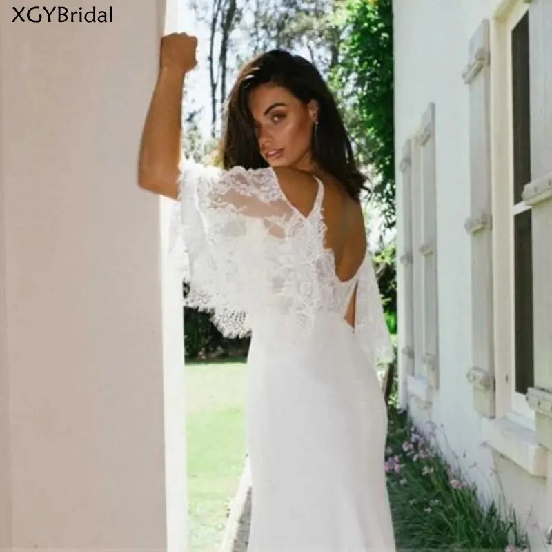 

New Arrival Off the Shoulder Wedding Dress Long Sleeve Mermaid Lace Bridal Dress Vestido De Casamento Robe de Soire de Mariage