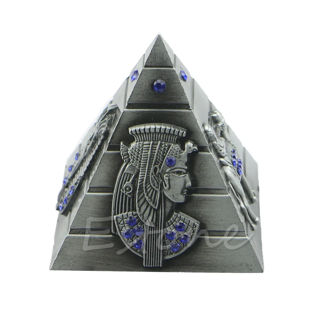

B0KB Egyptian Pharaoh Decorative Pharaoh Camel Metal Pyramids Ornament Antique