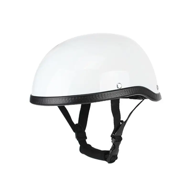 

New Motorcycle Cap Helmet Vintage Half Face Helmets Retro Safety Hat Head Protector