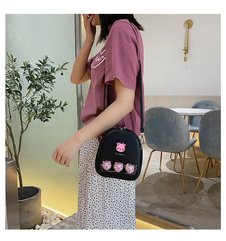 Милая желтая утка прозрачная Ita Bookbags женские рюкзаки с мультяшным принтом женские Мини кожаные школьные сумки для девочек Pu Back Packs