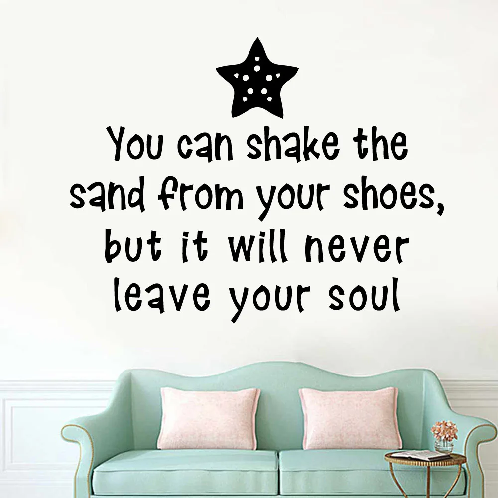 Роскошная душа настенные Стикеры с текстом ПВХ наклейки на стену современная