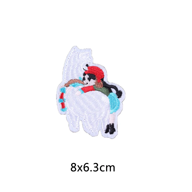 Альпака патч железо на патчи для одежды мультфильм милое симпатичное животное