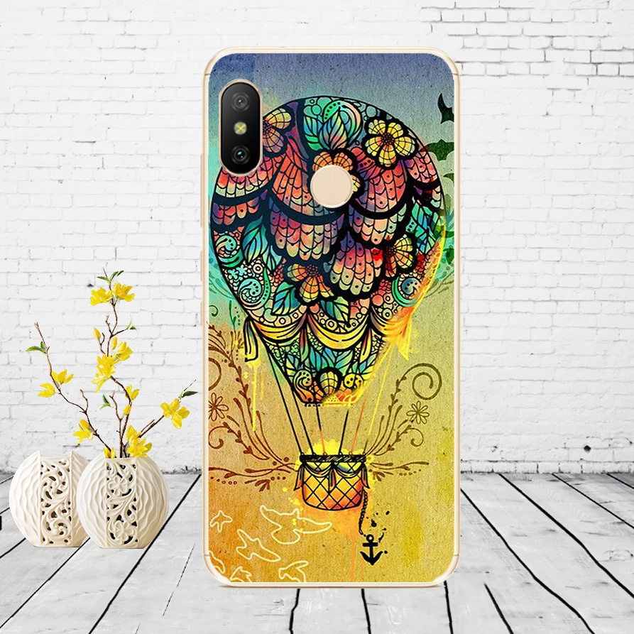 H56 Силиконовый чехол для Xiaomi mi A2 LITE, чехол с полной защитой, мягкая задняя крышка из ТПУ, чехол для телефона s для Xio mi A2 LITE, бампер - Цвет: H56