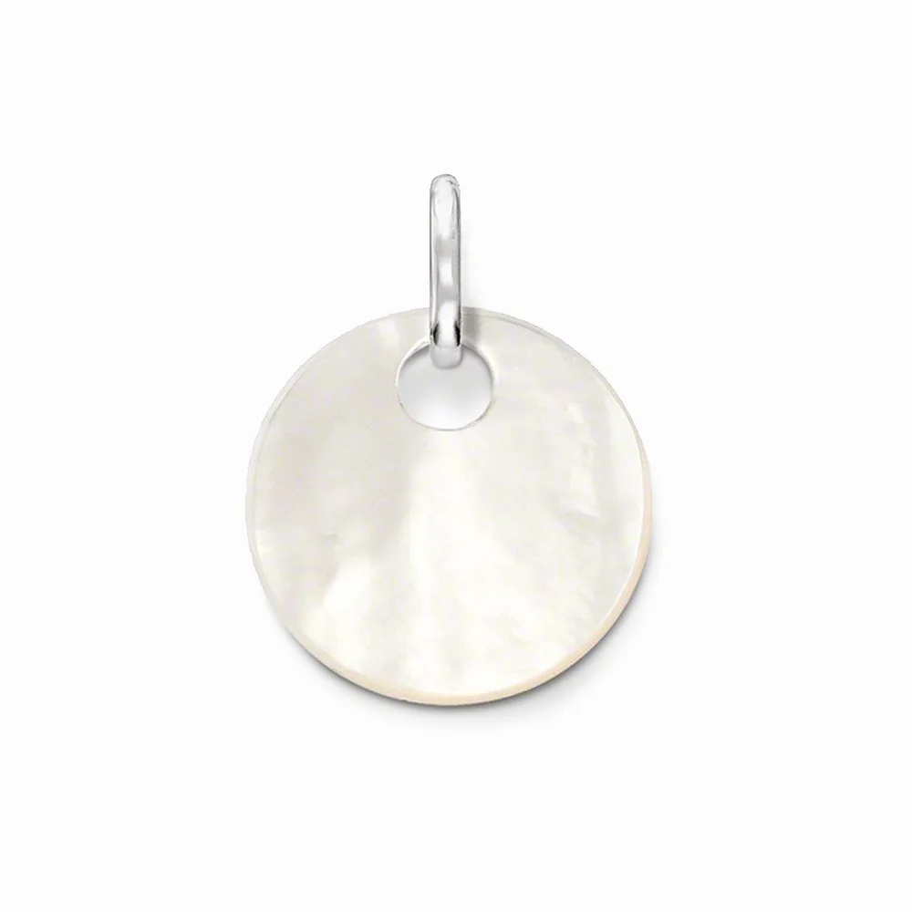 Подвеска из стерлингового серебра 925 пробы с маленькими жемчужинами и орнаментом