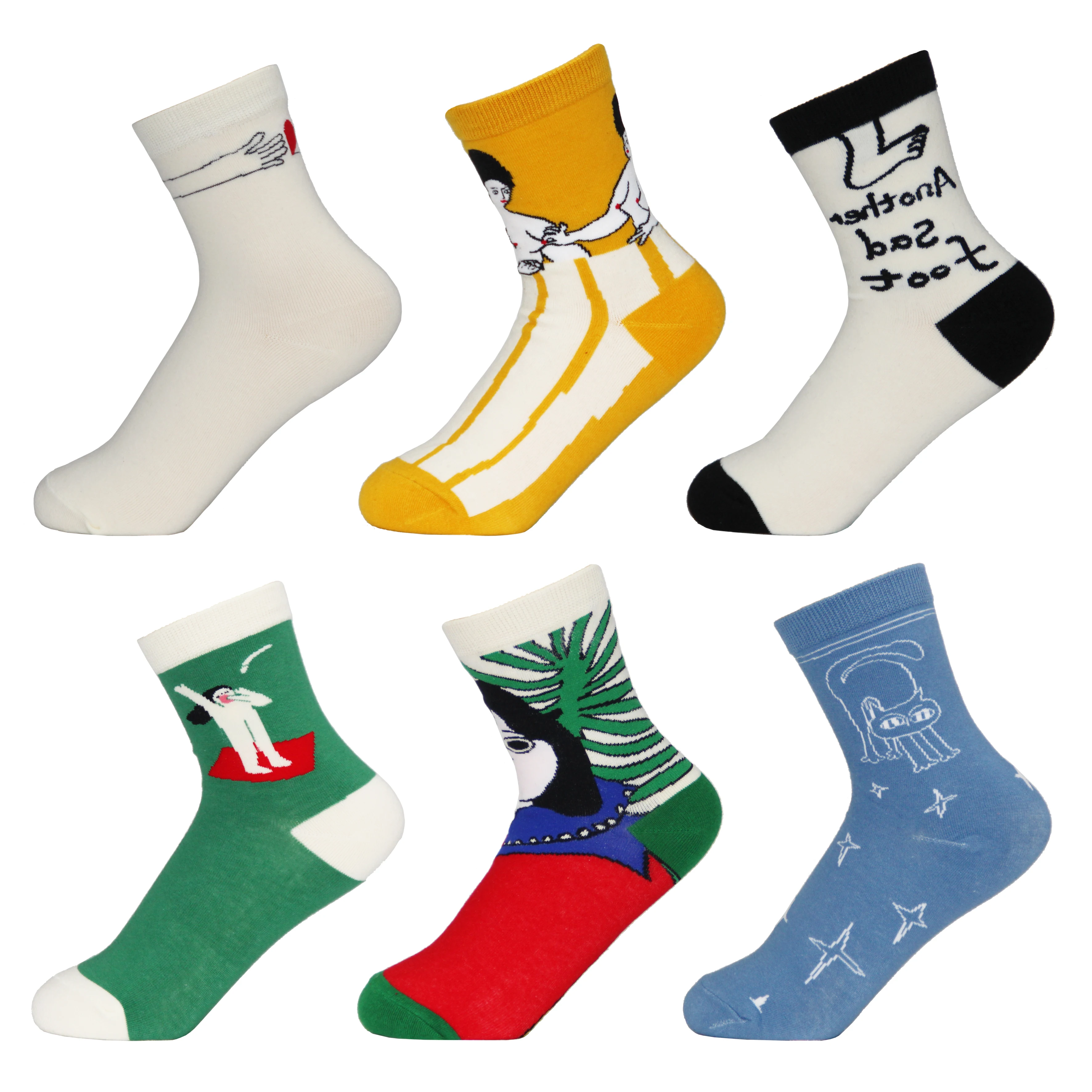 Женские хлопковые носки до щиколотки модные короткие хипстерские в японском