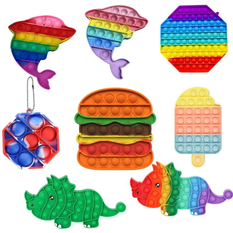 Воздушный шар с пузырьками в системе Push-pop цветные игрушки для автомобиля особые