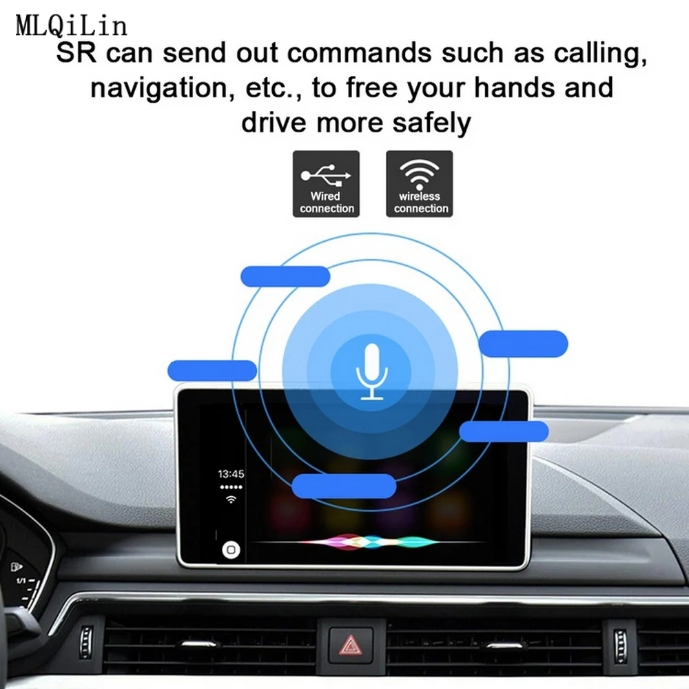 Беспроводная зеркальная камера заднего вида Apple CarPlay для Audi A1 A3 A4 A5 A6 A7 A8 Q2 Q3 Q5 Q7 MMI Car