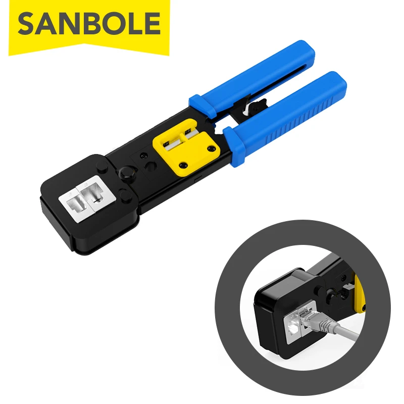 Обжимные щипцы ручной набор для сетевых инструментов Cat6 Cat5 Cat5e Rj45 Rj11 8P 6P Lan