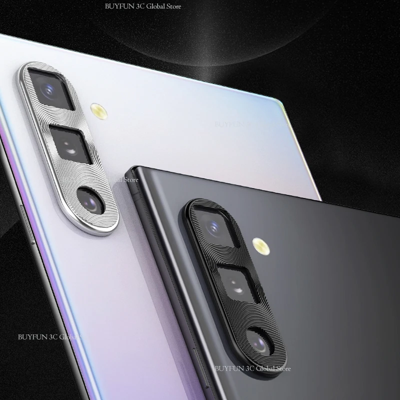 Защитный кольцевой чехол для объектива камеры Samsung Note10 + роскошный алюминиевый
