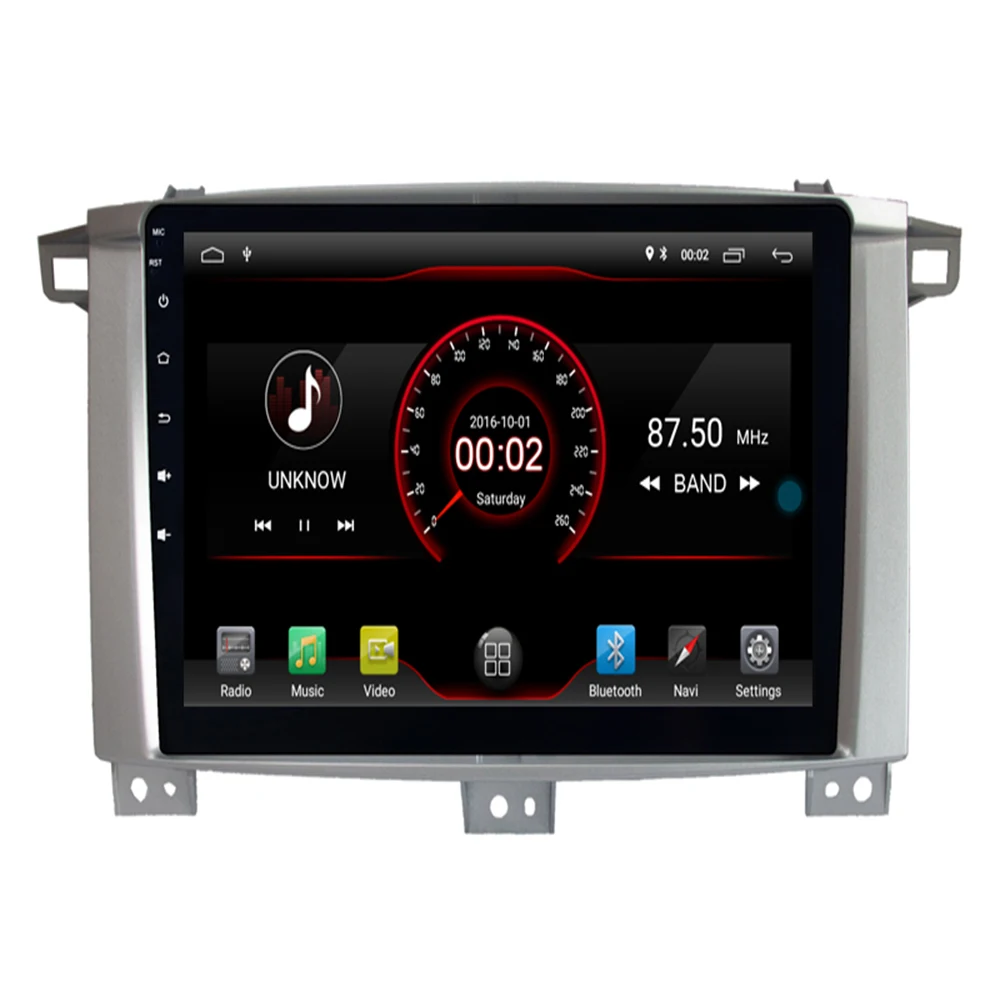 2 din Android 10 автомобильное радио для Toyota Land cruiser 100 LC Lexus LX4 dvd gps навигационная система