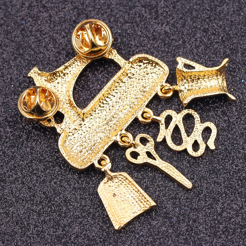 Женская эмалированная металлическая брошь | Дом и сад