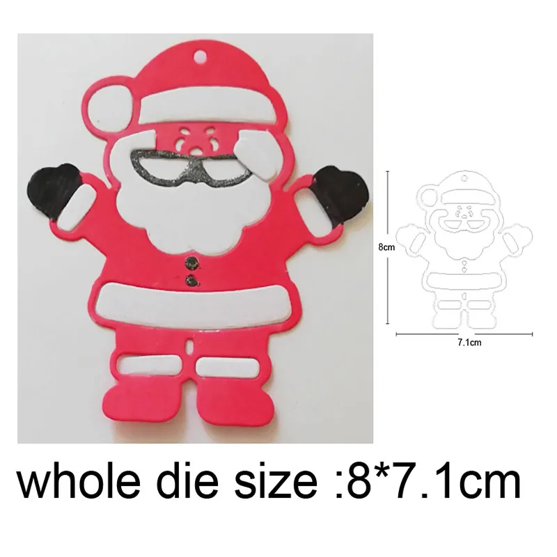 

Craft dies metal cutting dies cut die mold decoration Santa Claus Snowman Scrapbooking die knife mould blade punch stencils dies